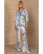Hale Bob - Top charmeuse Annabella blue