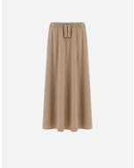 Herno - Gonna Resort in flanella tocco cashmere chantilly