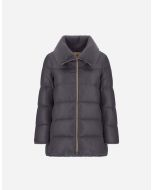 Herno - A-Shape in nylon ultralight e lady alternative fur ferro