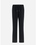 Herno - Pantaloni in casual satin nero