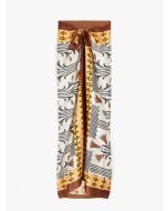 Max Mara 3691033806003 CARO Pareo in seta stampata marrone