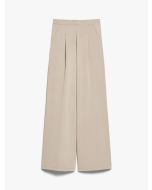 Max Mara - Pantalone fluido in jersey tecnico BONN tortora