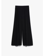 Max Mara - Pantalone A-line in jersey plissé ARIZIA nero