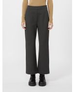 Max Mara - Pantalone in tessuto punto Milano JEFF grigio scuro