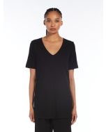 Max Mara - Blusa in jersey crepe di viscosa DURANTE nero