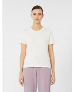 Max Mara - T-shirt in jersey di cotone stretch MULINO bianco