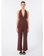 Max Mara - Tuta in jersey ACUME melanzana