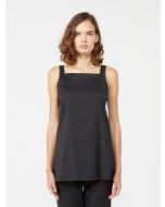 Max Mara - Top in cotone stretch VORTICE nero 