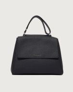 Orciani - Borsa Sveva Soft Midi a spalla in pelle con tracolla dark navy