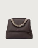 Orciani 20W-BT2006_NPB_CIO Borsa Sveva Nappa Bold Media a spalla in nappa imbottita cioccolato