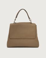 Orciani 20W-BT2006_SOF-KIW Borsa Sveva Soft Media a spalla in pelle con tracolla kiwi