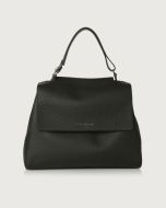 Orciani 20W-BT2006_SOF-NER Borsa Sveva Soft Media a spalla in pelle con tracolla nero