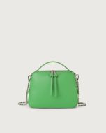Orciani 20W-SD0147--_LBR-MNT Mini Bag Chéri Vanity in pelle a mano con tracolla menta