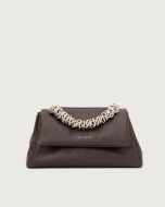 Orciani 24S-B02159_NPB_CIO Borsa Sveva Longuette Nappa Bold a spalla in nappa imbottita cioccolato