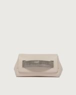 Orciani - Clutch Gossip Alba Chain in pelle burro