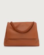 Orciani 24W-B02185_SCB-CUO Borsa Sveva XL Sense Scooby a spalla in pelle con tracolla cuoio