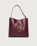 Orciani 25W-B02207_ALB-CHI Borsa Her-O Alba Midi a spalla in pelle con tracolla chianti