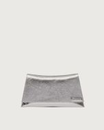 Orciani - Clutch The Room Metal in pelle argento