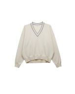 Peserico Easy - Maglia scollo a V beige