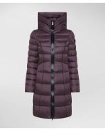 Peuterey - Piumino slim in 100% poliestere riciclato post consumo LEVARIA MQE plum