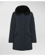 Peuterey - Giacca slim con pelliccia DESMOT KL FUR nero