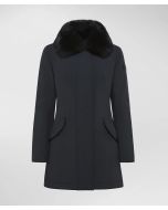 Peuterey - Giacca slim con pelliccia DESMOT KL FUR nero