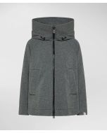 Peuterey - Giacca in misto lana con cappuccio OLAFUR SAC 01 grigio melange scuro