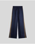 Aspesi - Pantalone in viscosa lavata blu