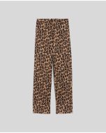 Aspesi 0186 L110 60226 Pantalone in cotone con stampa leopardo maculato