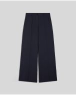 Aspesi - Pantalone in tela di misto lana comfort blu navy