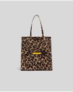 Aspesi B086 L108 60226 Borsa shopper con stampa leopardo maculato