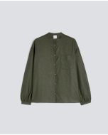 Aspesi - Camicia in flanella di misto lana militare