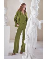 Clips - Pantalone base pistacchio