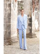 Clips - Pantalone con tasche azzurro