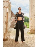 Clips - Pantalone largo nero