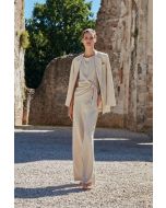 Clips - Pantalone largo sabbia