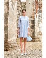 Clips - Cappottino pizzo azzurro
