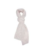 Eleventy Milano J86ACCJ01_MAG0J049_00 Sciarpa scialle cotone kid mohair seta lurex avorio
