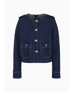 Emporio Armani 3D2G632DM1Z10941 Giacca in denim rinse comfort blu scuro