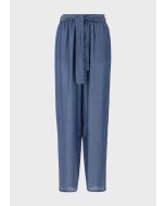 Emporio Armani 3K2PA62DF5Z10941 Pantaloni con fusciacca in demin tencel washed