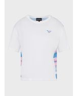 Emporio Armani 3R2T8Q2JTAZ1F110 T-shirt in jersey stretch organico con stampa