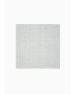 Emporio Armani 6352384R324112717 Stola in misto modal con lettering jacquard ton sur ton grigio chiaro