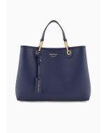 Emporio Armani EW000360AF120361MB051 Shopper media MyEA stampa cervo blu