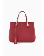 Emporio Armani EW000361AF120361M5008 Shopper piccola MyEA stampa cervo bordeaux