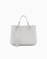 Emporio Armani - Shopper piccola MyEA stampa cervo grigio