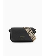Emporio Armani EW000538AF121031MC032 Mini bag a tracolla stampa cervo nero