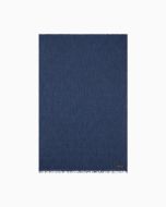 Emporio Armani EW001868AF15677UB084 Stola in misto lino garzato jacquard a pois blu