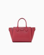 Emporio Armani - Shopper media finish palmellato rosso
