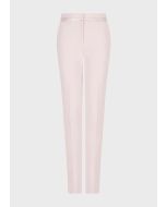 Emporio Armani H3NP2XC99321324 Pantaloni con tape in satin rosa