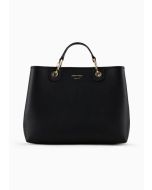 Emporio Armani Y3D165YFO5B185218 Shopper MyEA Bag media stampa cervo nero